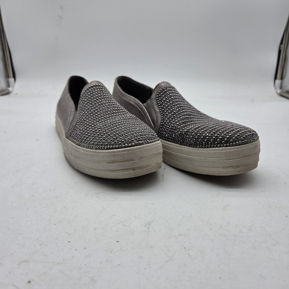 Skechers Skecher Street Shoes Womens Size 10 Gray Slip On Studded Casual